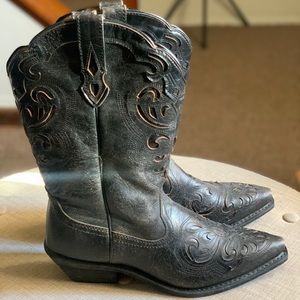 Women’s Leather Cowgirl Boots 11M
